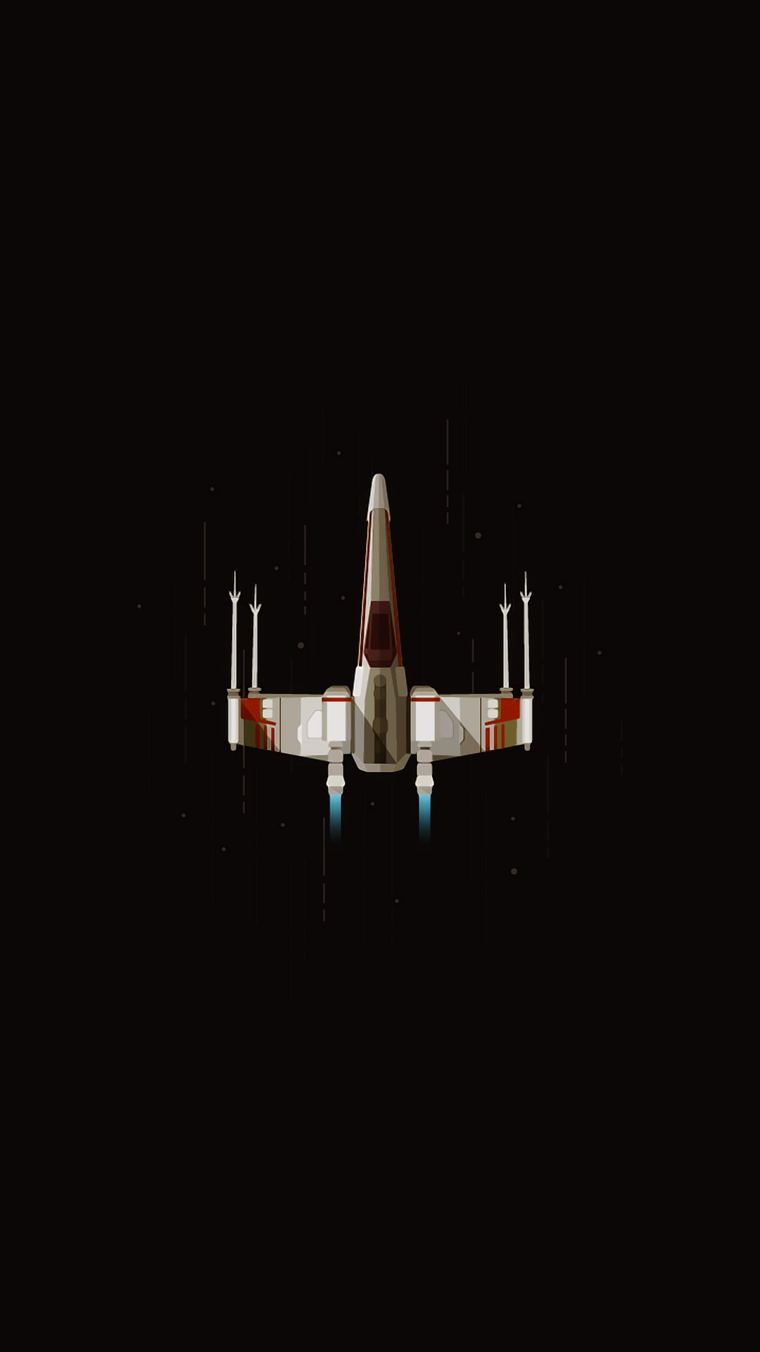 white and red space craft, digital art, portrait display, rocket