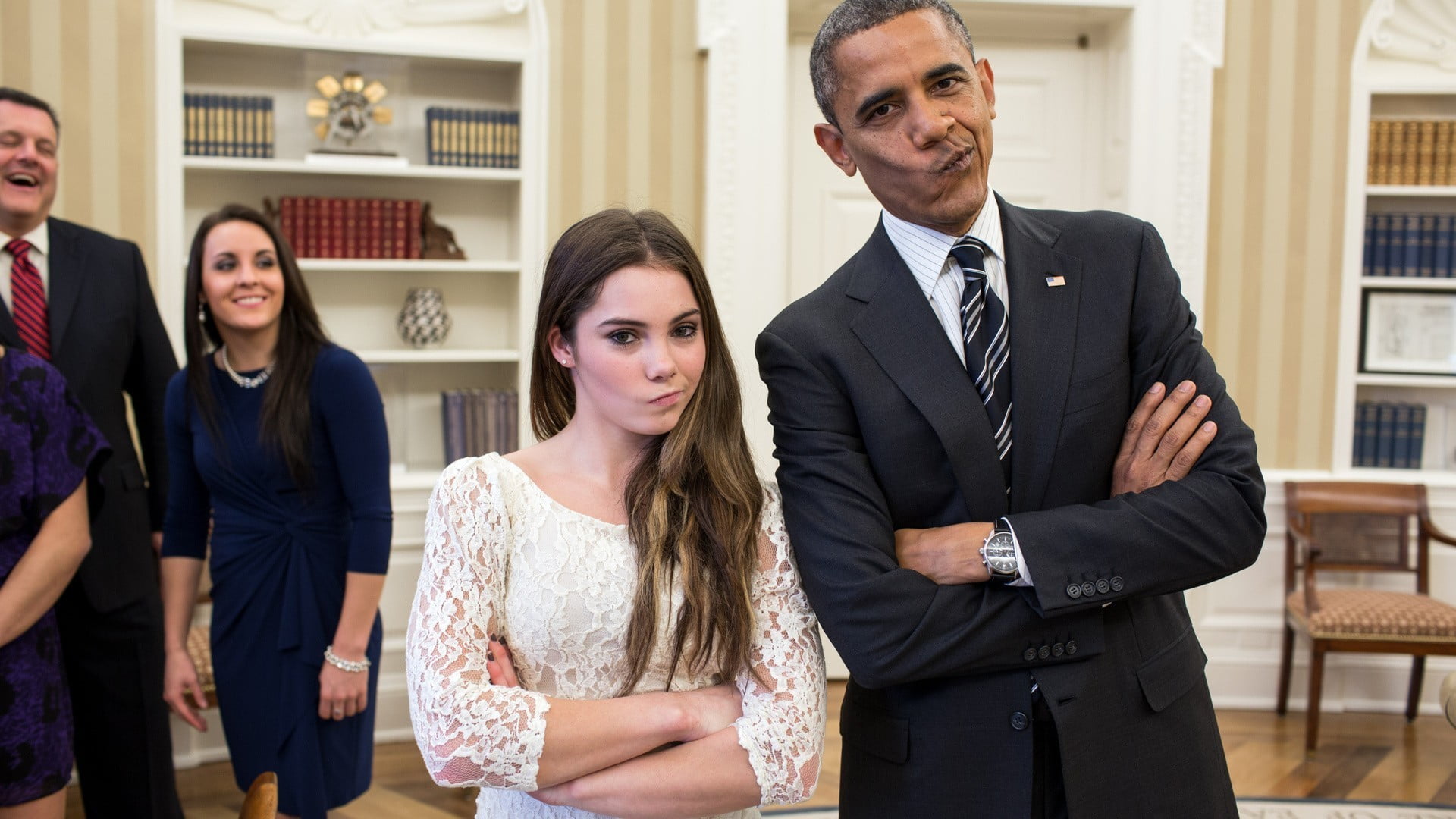 Barack Obama, McKayla Maroney, women, presidents, humor, males