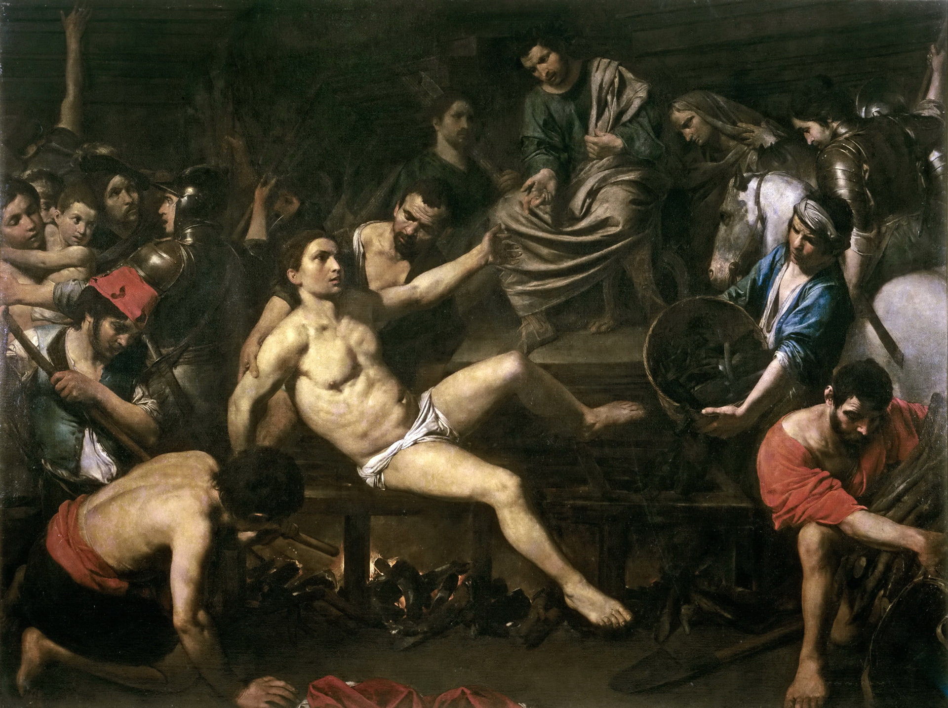 picture, religion, genre, mythology, The Martyrdom Of St. Lawrence