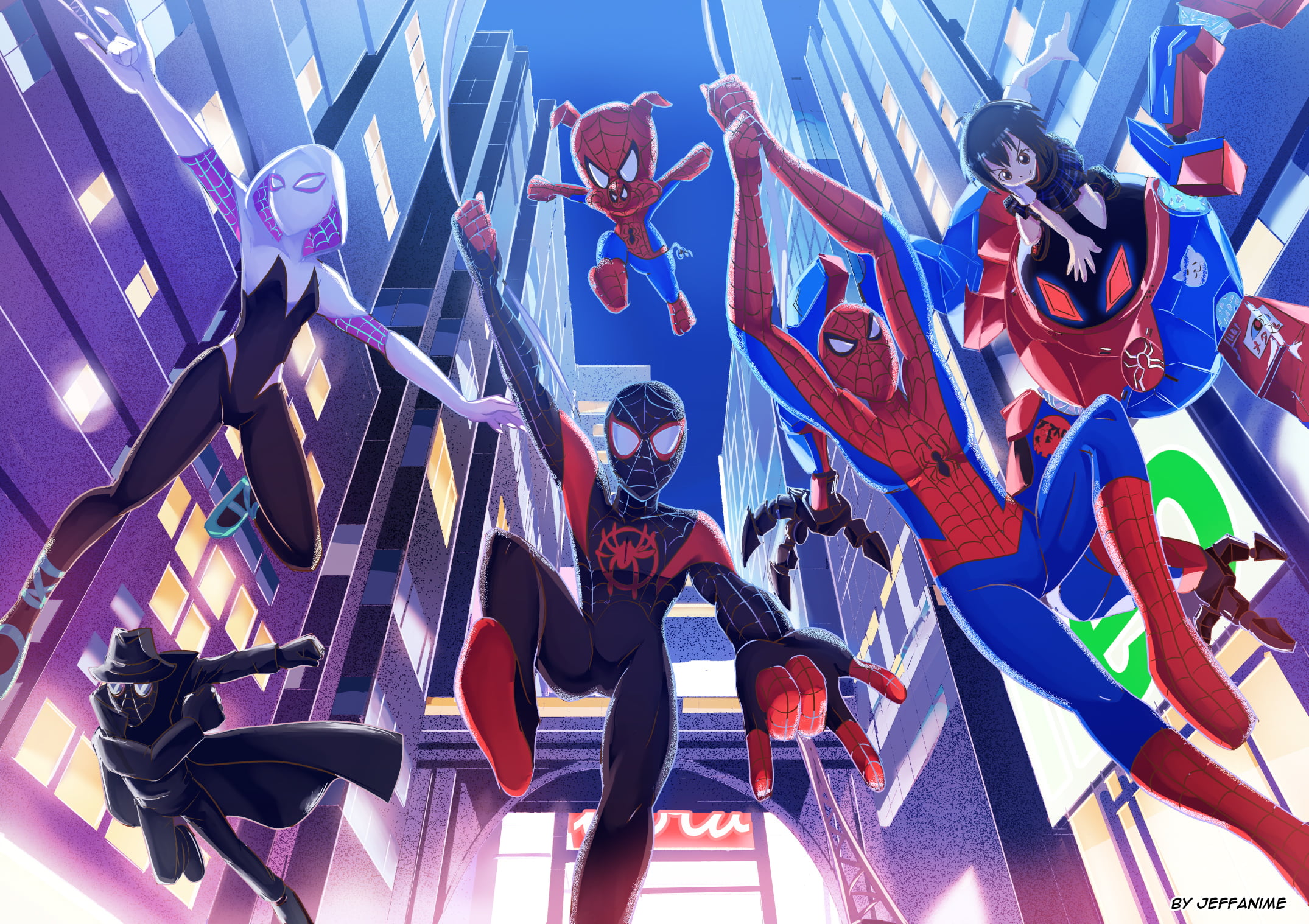 Free Download Hd Wallpaper Movie Spider Man Into The Spider Verse