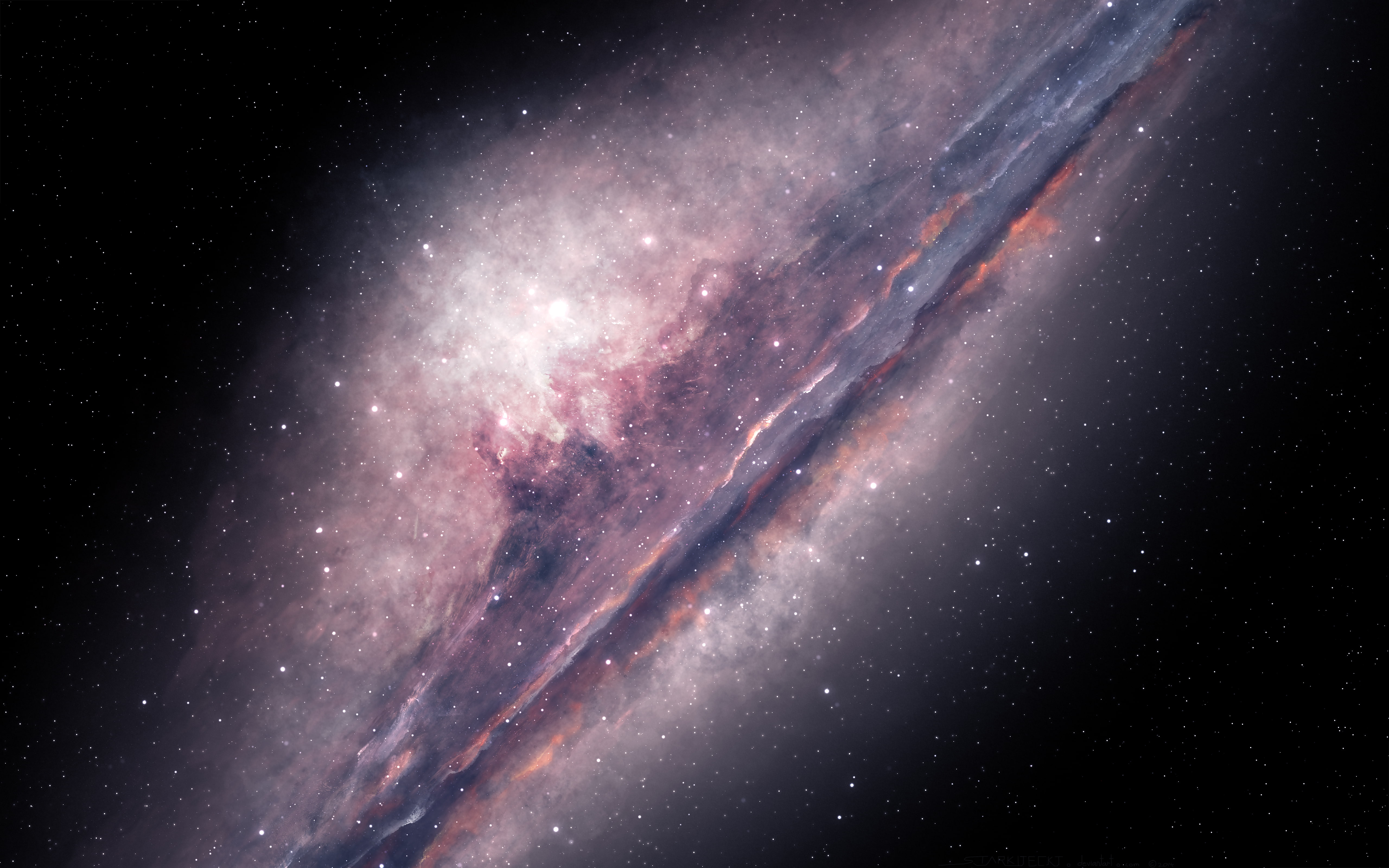 Messier 83, Spiral galaxy, 5K