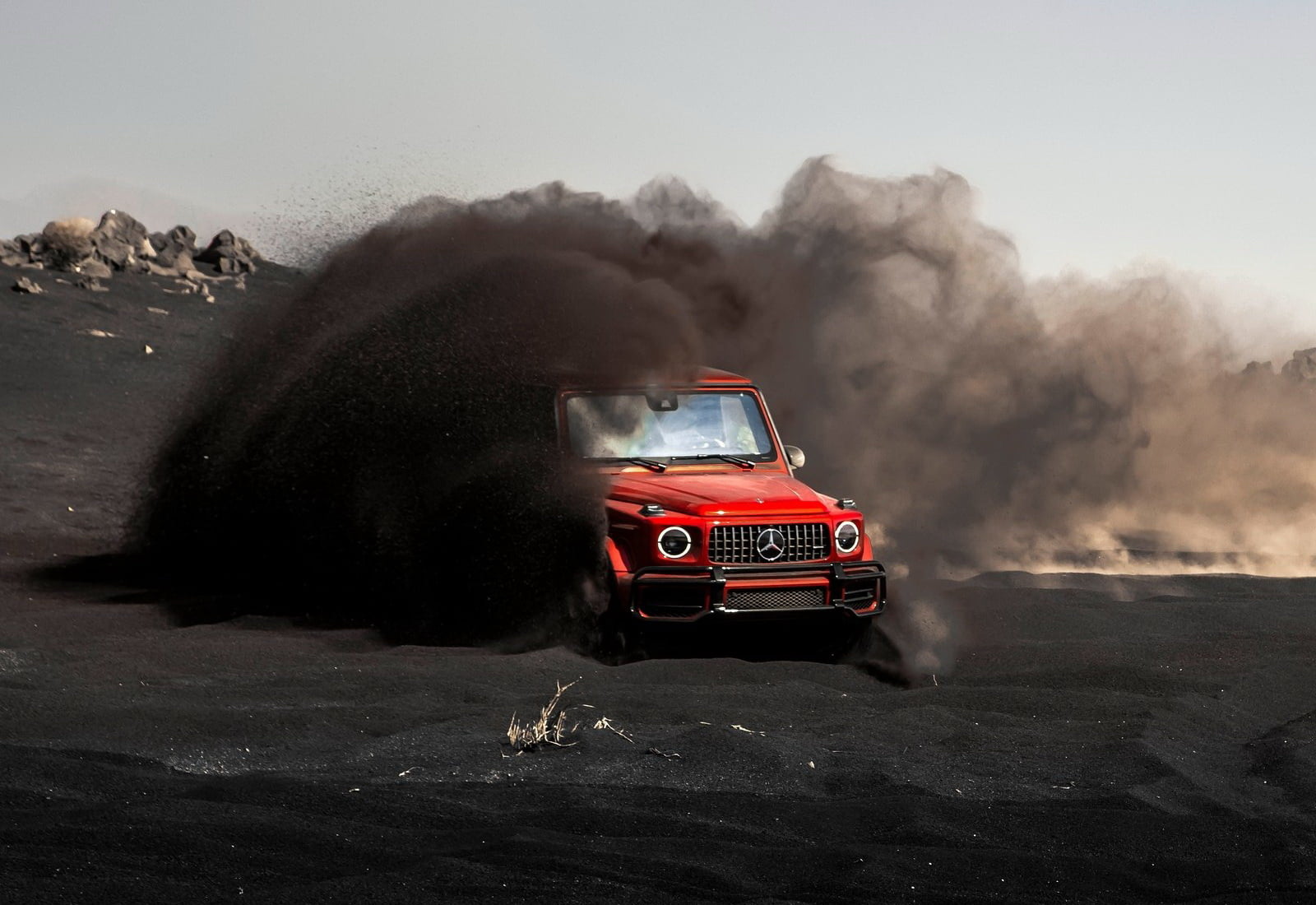 amg, g63, mercedes-benz, mode of transportation, smoke - physical structure