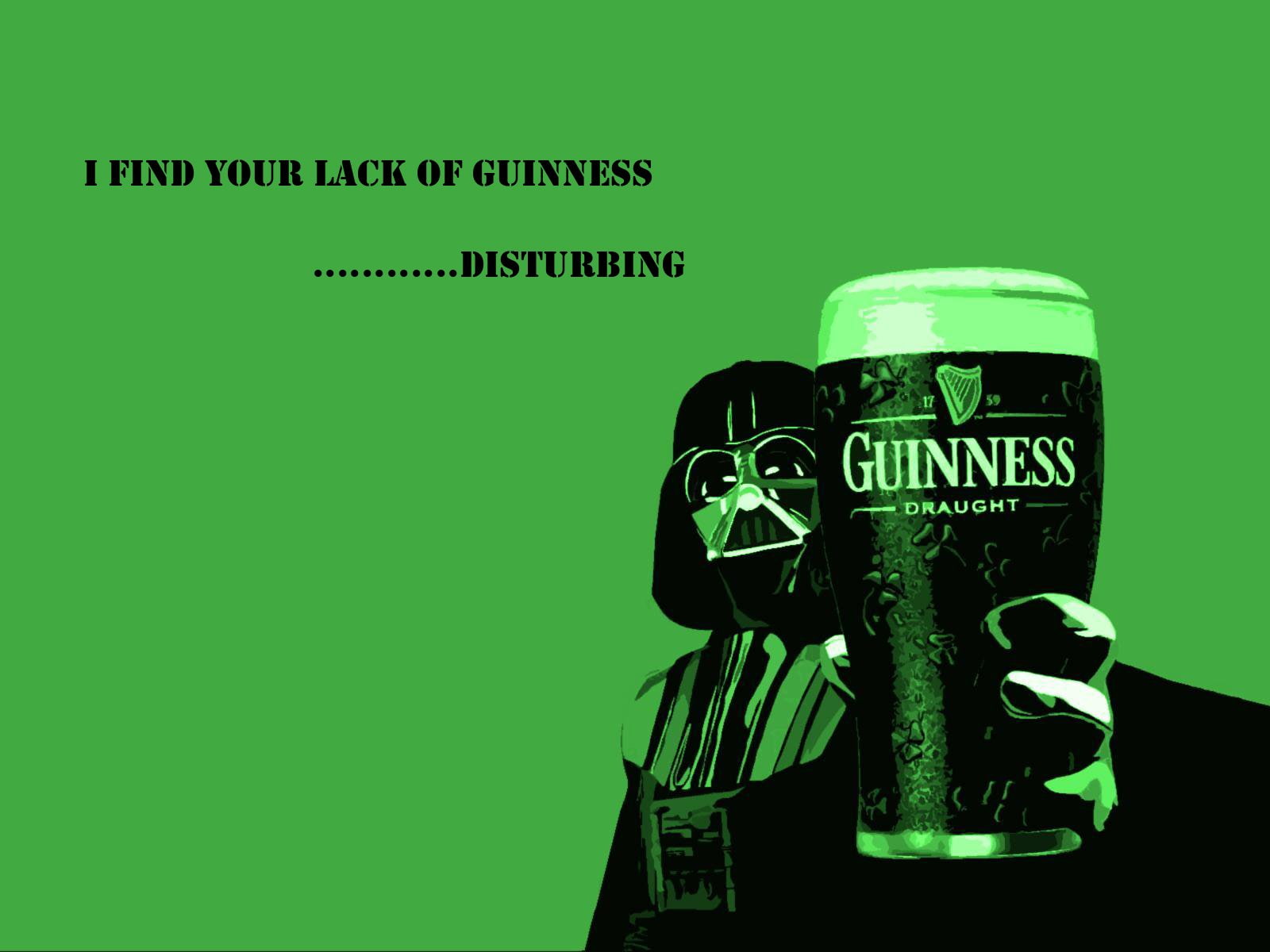 Star Wars, Beer, Darth Vader, Guinness, Quote, St. Patrick's Day
