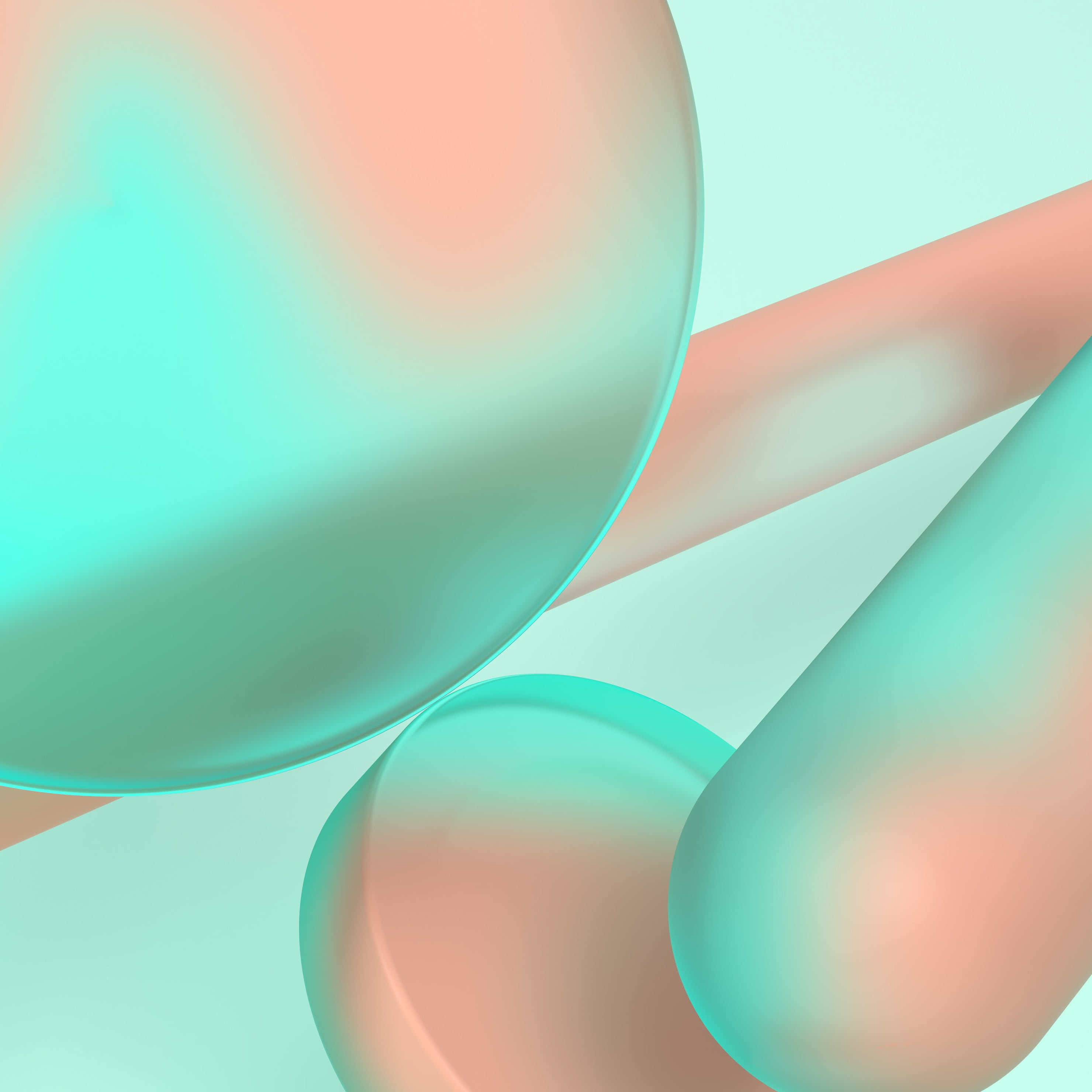 chrome, Chrome OS, abstract, 3D Abstract, gradient, soft gradient