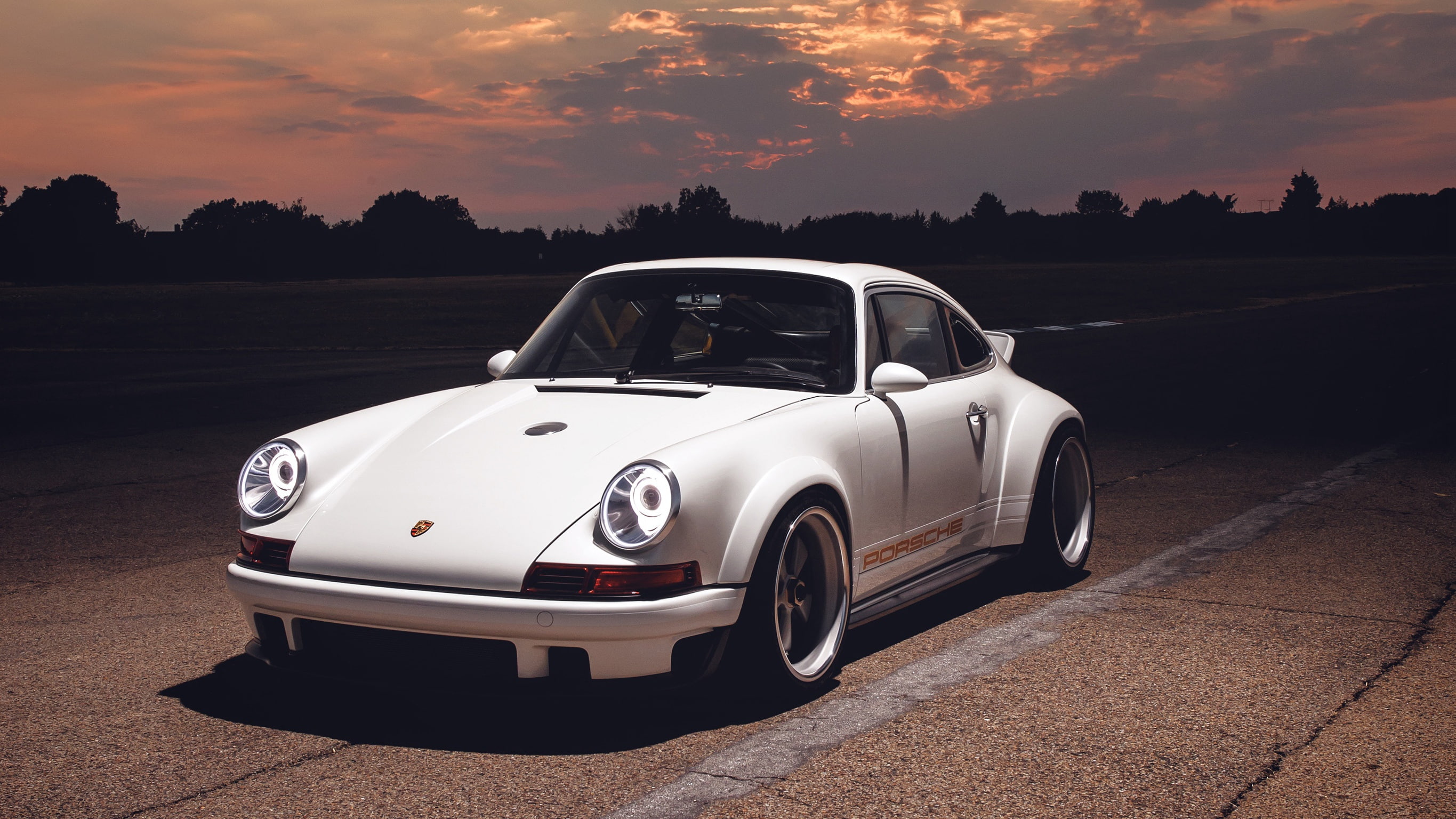 sunset, 911, Porsche, 2018, Singer DLS, Singer Vehicle Design