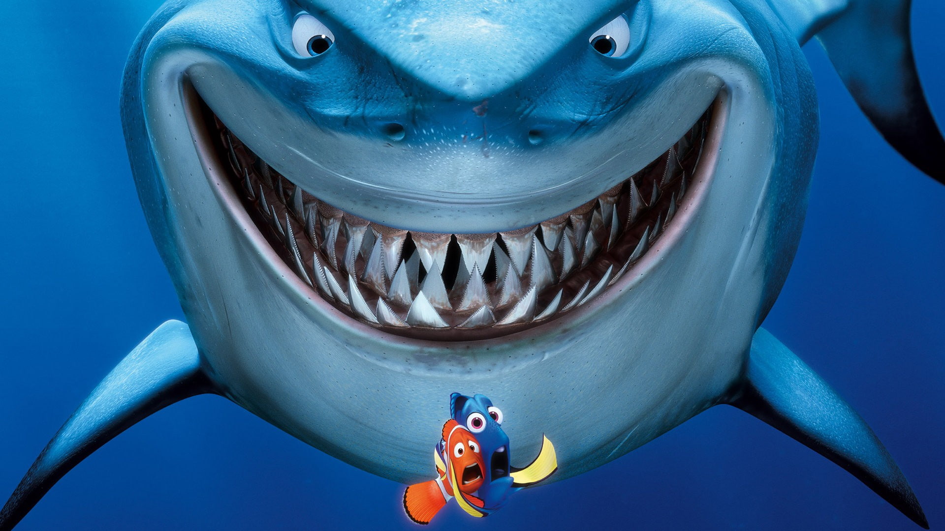 Finding Nemo wallpaper, movies, shark, movie poster, animated movies