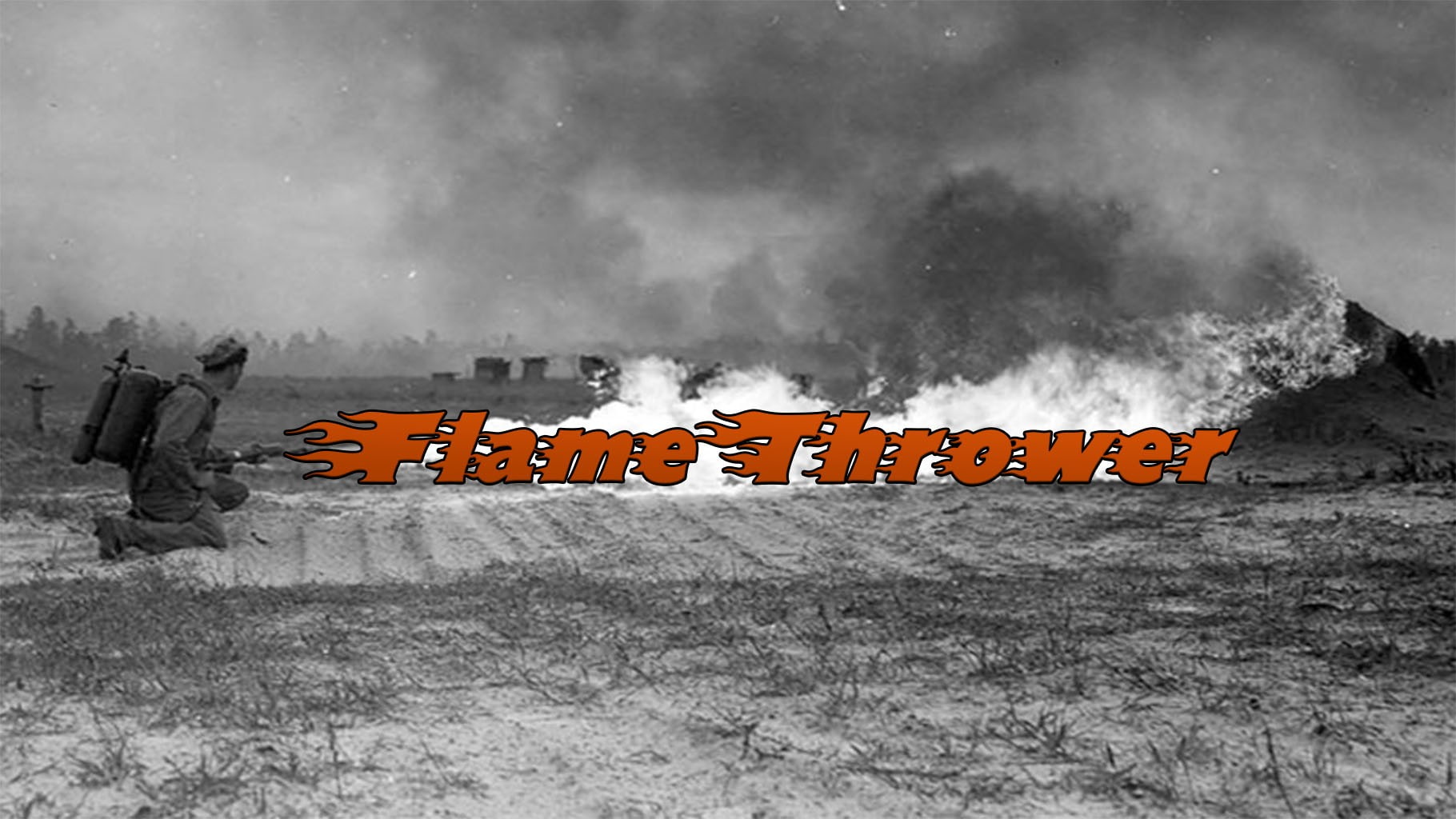 Free download | HD wallpaper: Flamethrower, war, typography, soldier ...