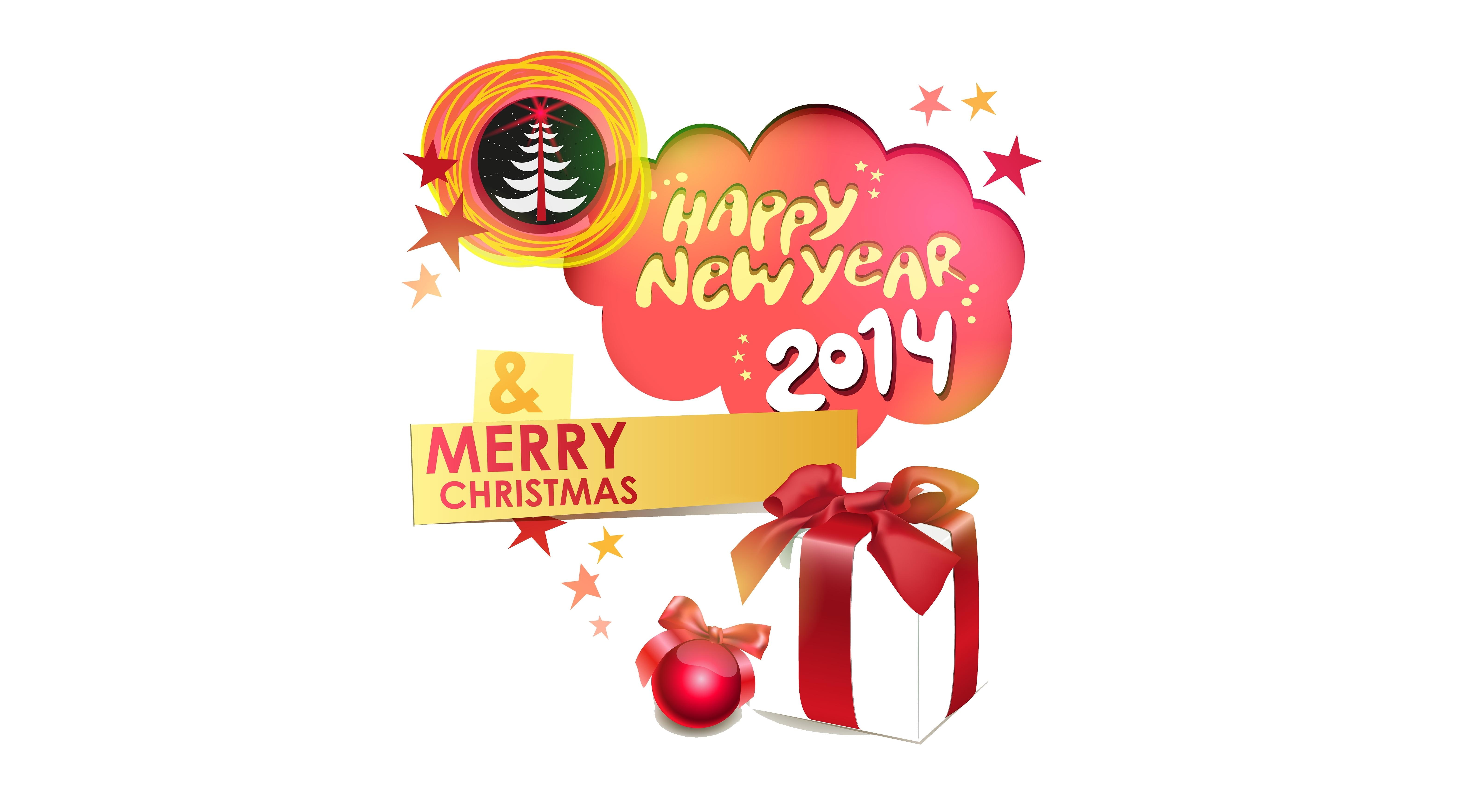 New Year 2014 & Merry Christmas, happy new year 2014 & merry christmas
