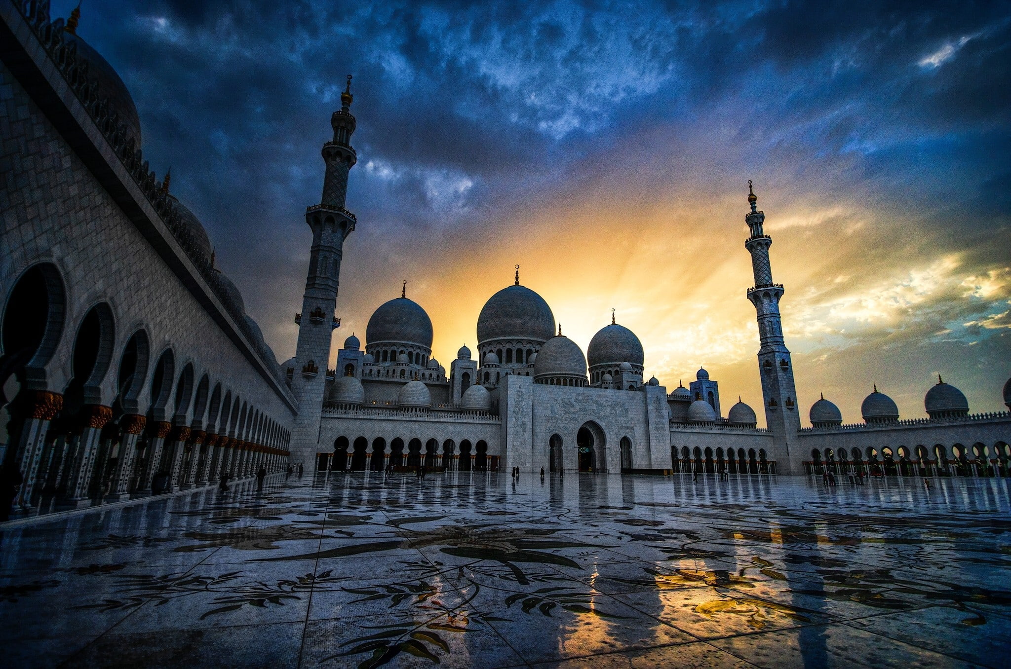 Sheikh Zayed Grand Mosque, Abu Dhabi, UAE, United Arab Emirates