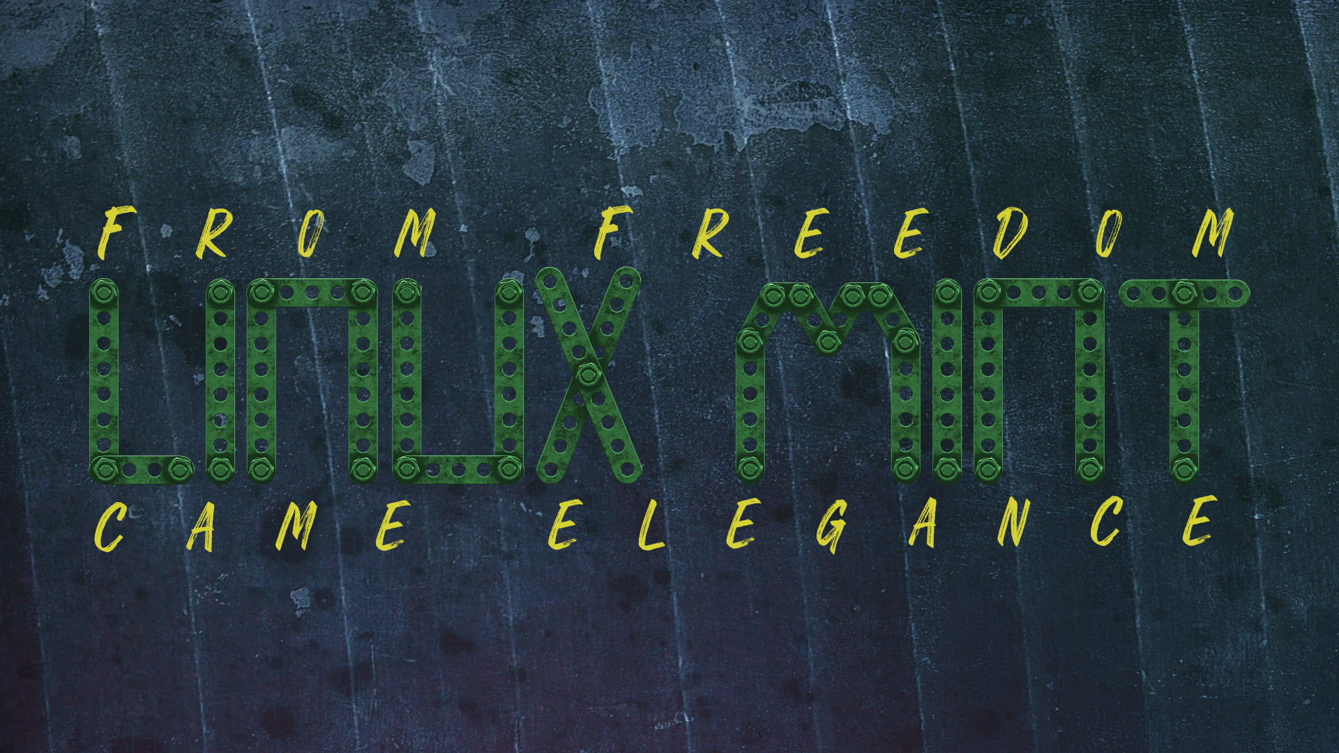 Linux, Linux Mint, texture, artwork