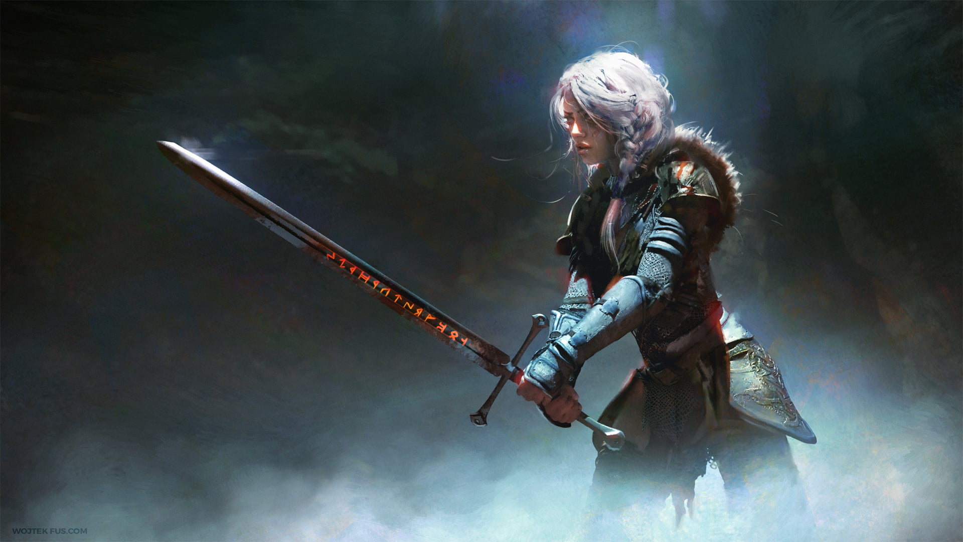 sword-women-armor-lights-wallpaper-79a03