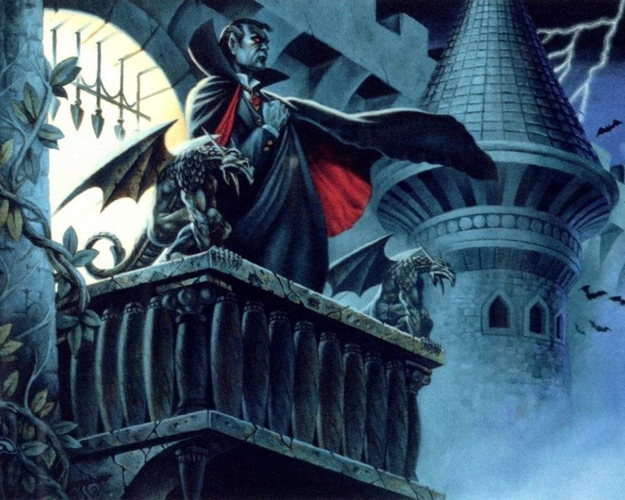 Dracula illustration, Game, Dungeons & Dragons, Ravenloft