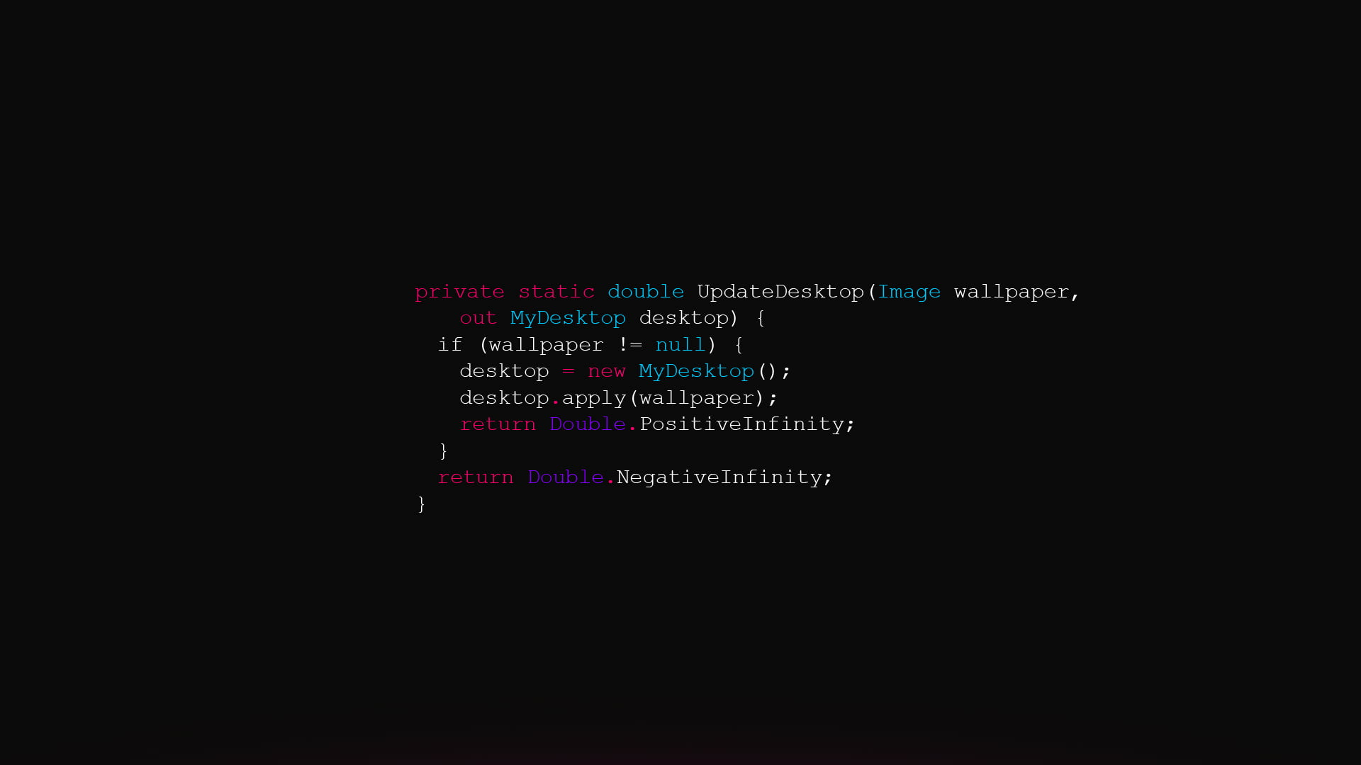 private static text, computer application screengrab, code, syntax highlighting