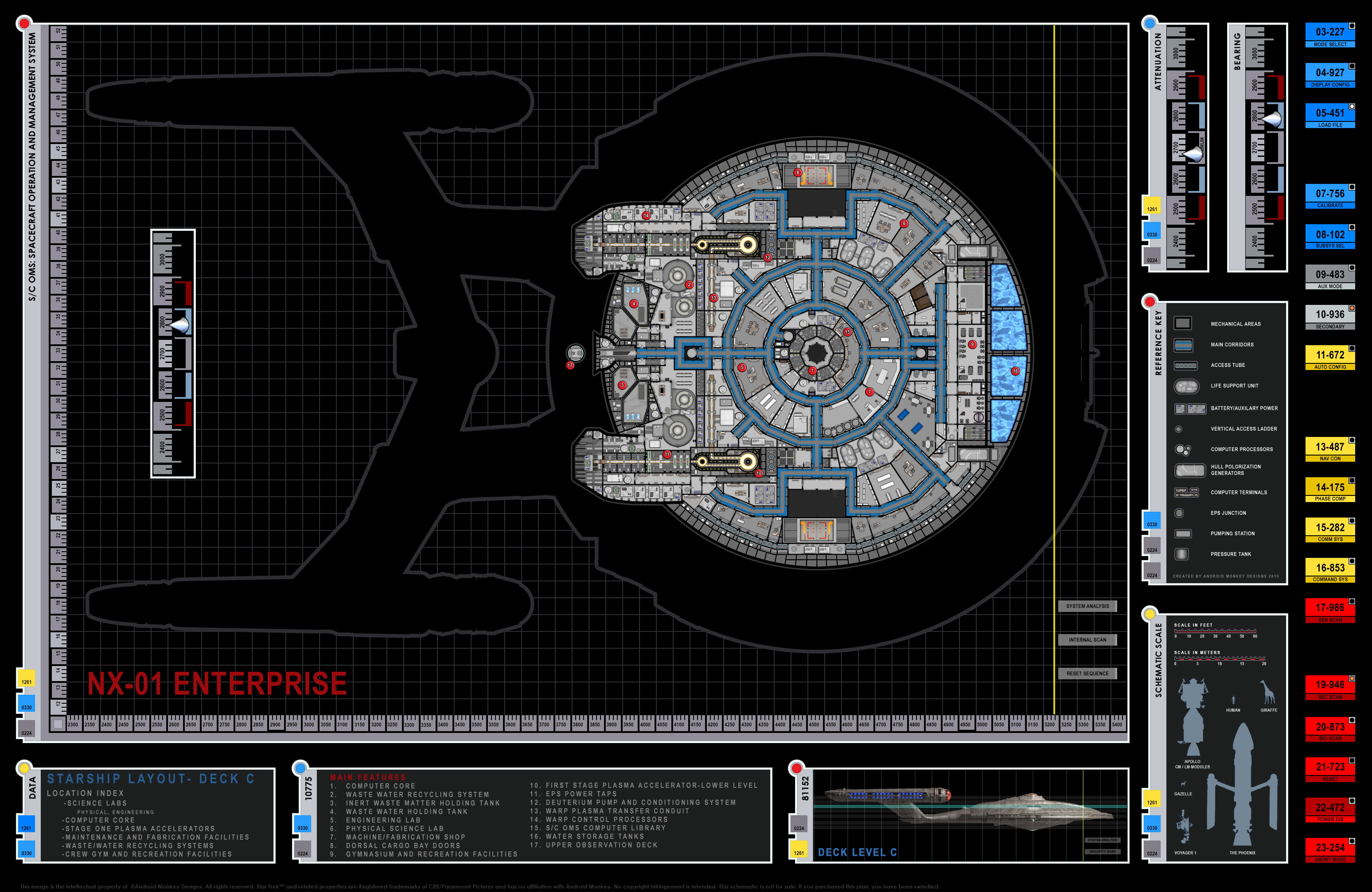 blueprint, deck, drawing, eneterprise, project, starship