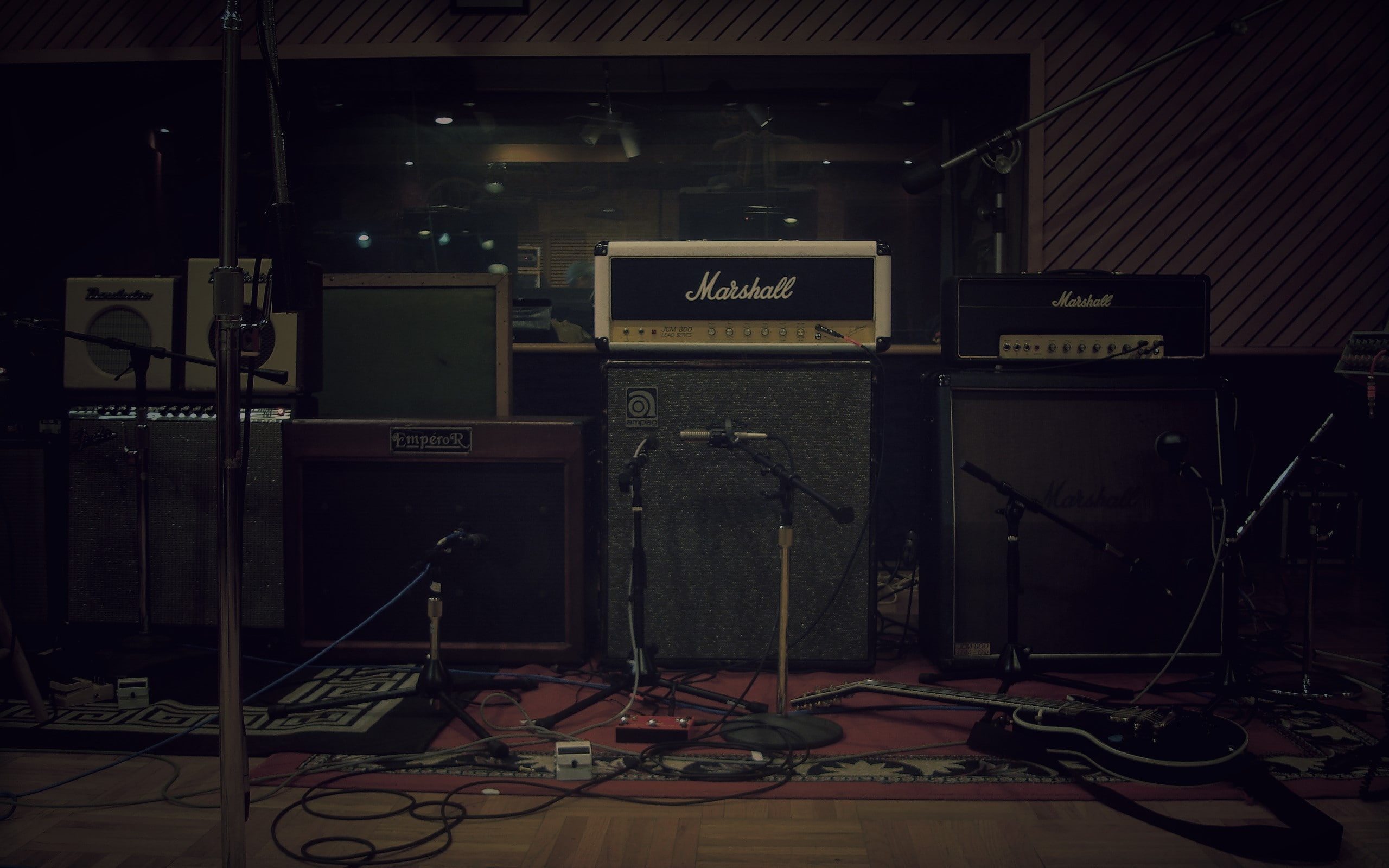 Instruments, Microphones, Studio, Room, Record, music, technology