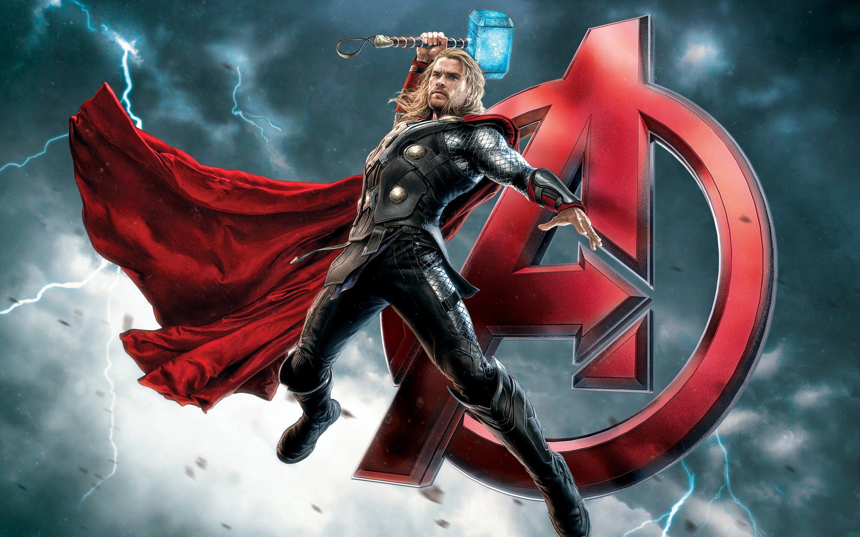 The Avengers Fantasy Warrior Thor Super Hero Poster Ultra Hd 4k Wallpaper 2880×1800