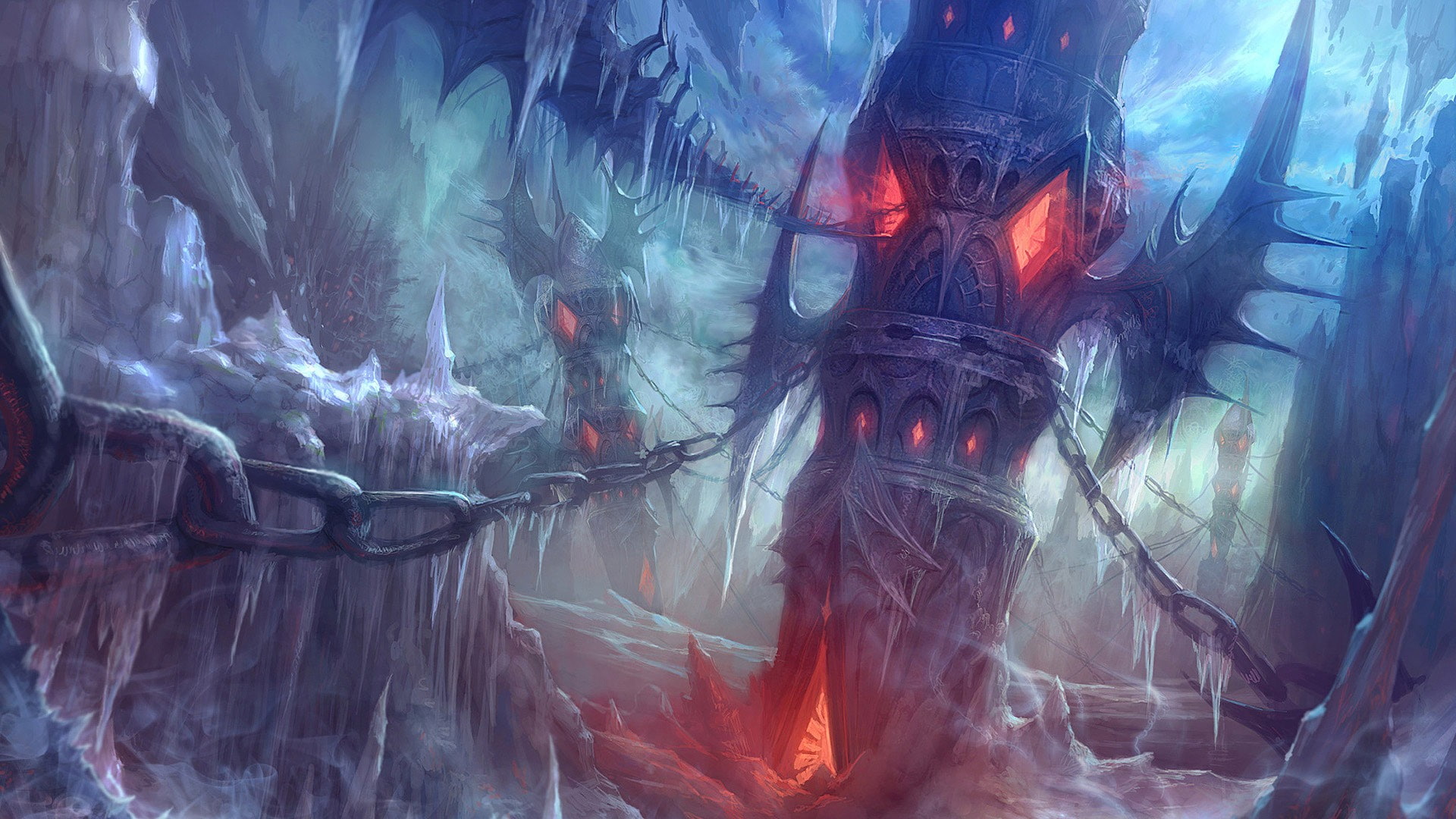 fantasy, nature, smoke - physical structure, history, the past