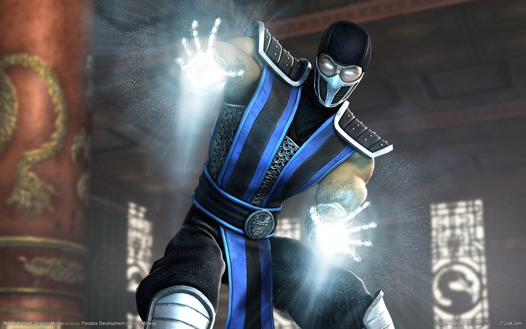 Mortal Kombat, Sub-Zero (Mortal Kombat), one person, human body part