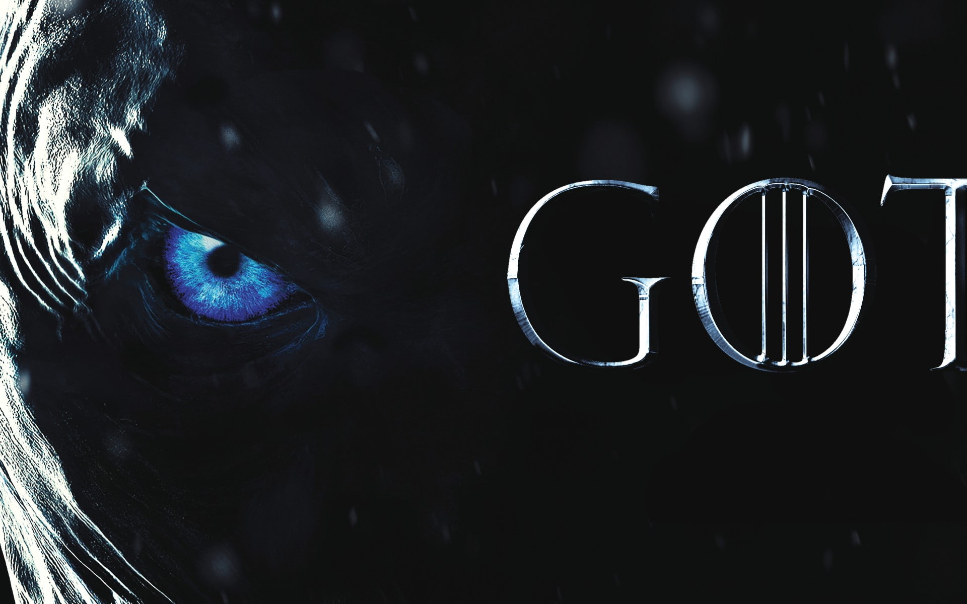 Game of Thrones, night, eyes, blue eyes