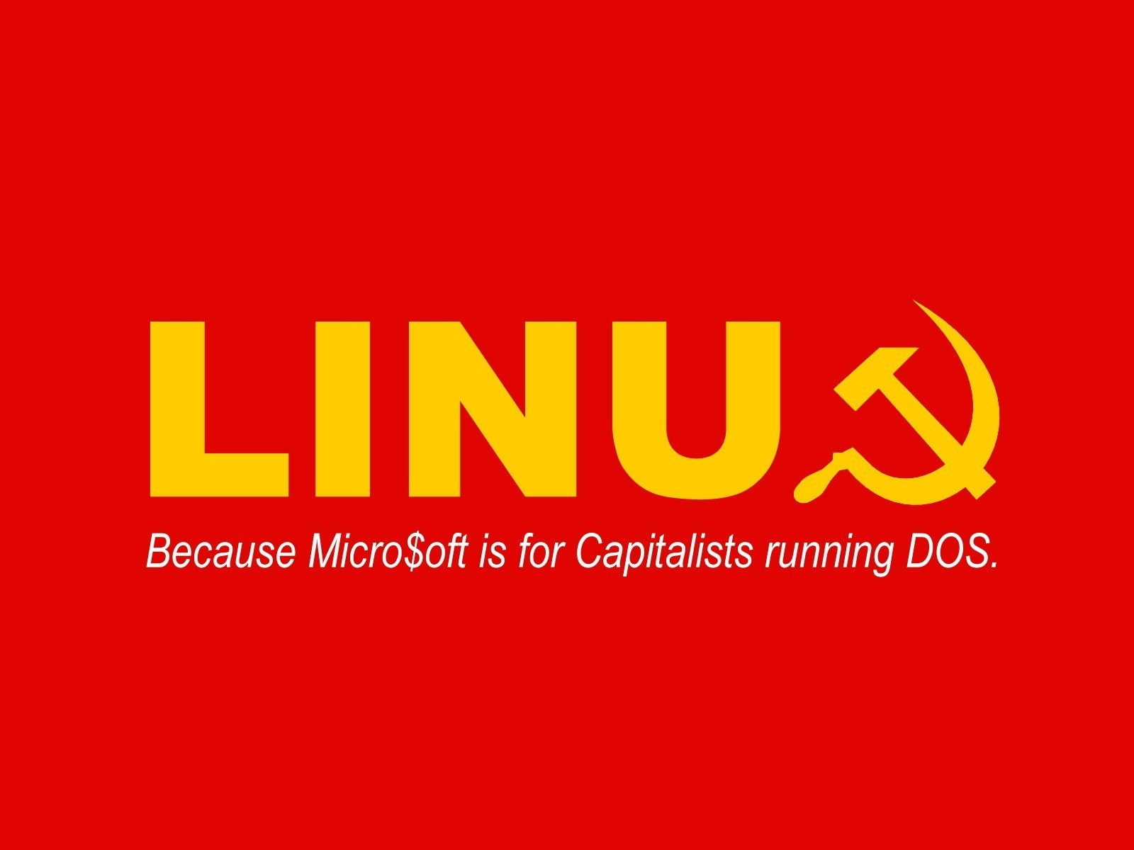 linux, text, communication, technology, red, yellow, western script