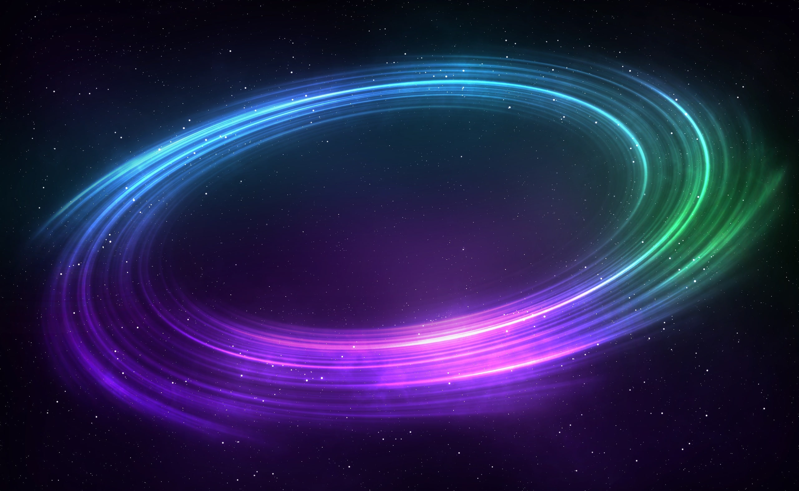 Colorful Space Vortex Background, purple and green galaxy, star - space