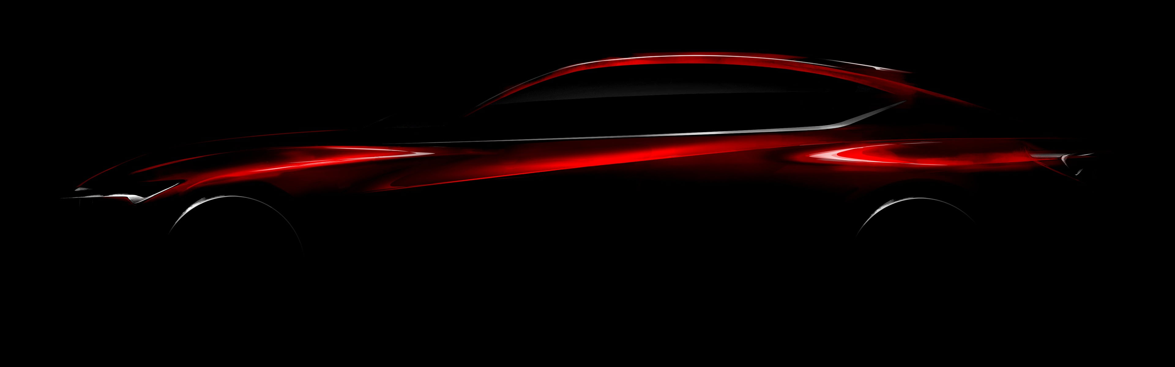 red coupe, Acura Precision, car, vehicle, concept art, simple background
