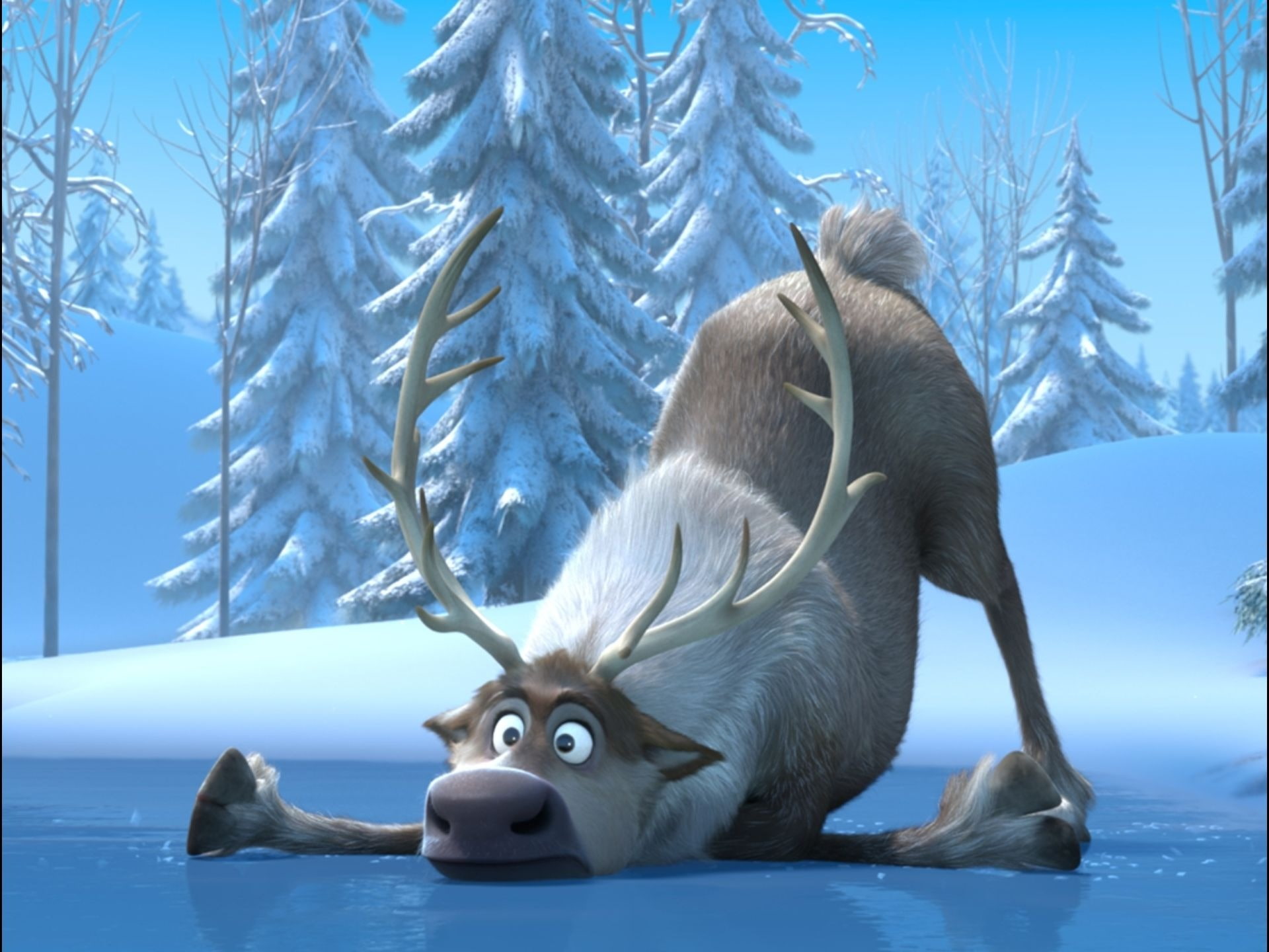 FROZEN 2013 Movie HD Wallpaper 03, Disney Frozen Sven, cold temperature