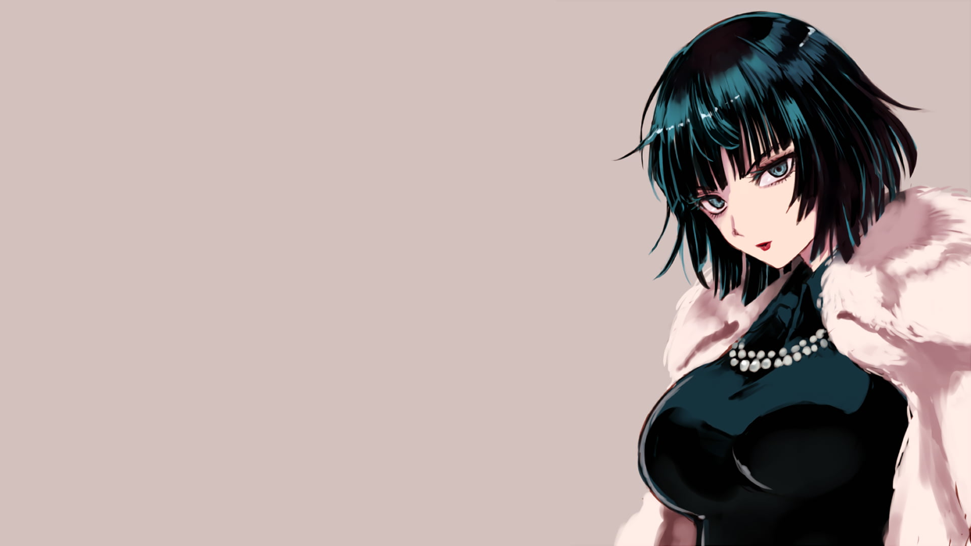 black-haired female anime character, anime girls, Fubuki, One-Punch Man